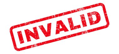 Geçersiz metin damgası