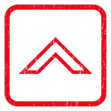 Simge lastik damgası yukarı ok ucu