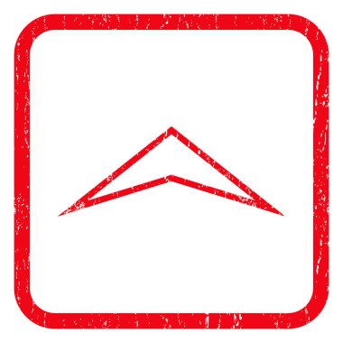 Simge lastik damgası yukarı ok ucu