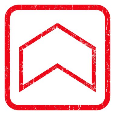 Simge lastik damgası yukarı ok ucu