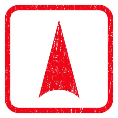 Simge lastik damgası yukarı ok ucu