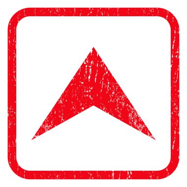 Simge lastik damgası yukarı ok ucu