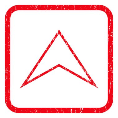 Simge lastik damgası yukarı ok ucu