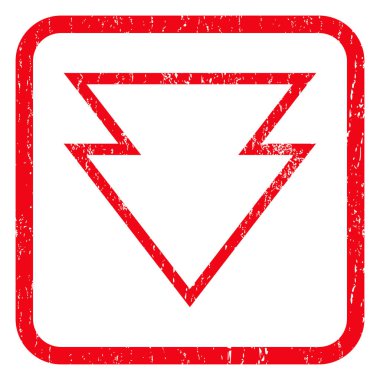 Simge lastik damgası aşağı yön