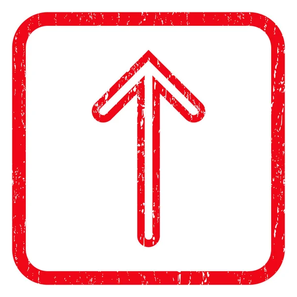 Šipka nahoru ikonu razítko — Stockový vektor