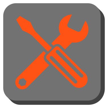 Seçenekleri yuvarlatılmış kare vektör simgesi