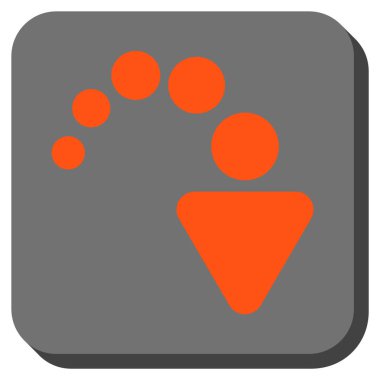 Yuvarlatılmış Kare vektör simge Yinele