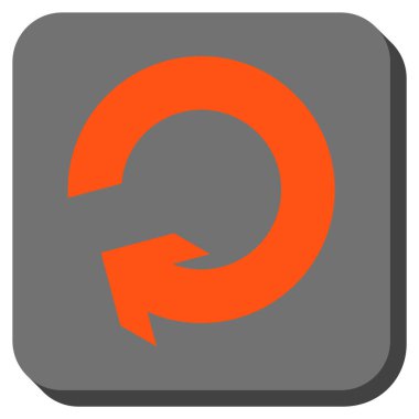 Yuvarlatılmış Kare vektör simge döndürmek