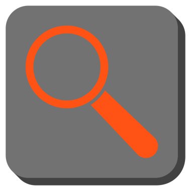 Arama aracı kare vektör simge yuvarlak