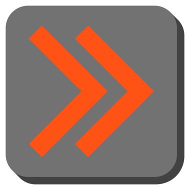 Şu yuvarlak üst karakter kare vektör simgesi