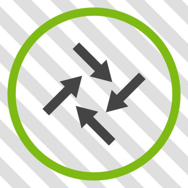 Merkezcil okları vektör simgesi