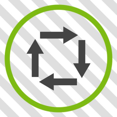 Dolaşım okları vektör simgesi