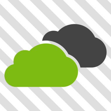 Bulutlar vektör simgesi