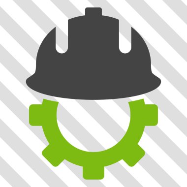 Geliştirme kask vektör simgesi