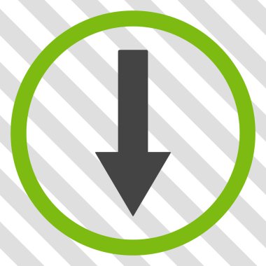 Yuvarlak ok vektör simgesi