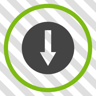 Yuvarlak ok vektör simgesi