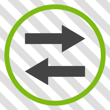 Yatay Çevir ok simge vektör