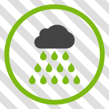 yağmur bulutu vektör simgesi