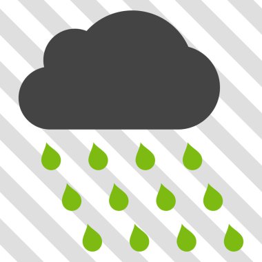 yağmur bulutu vektör simgesi