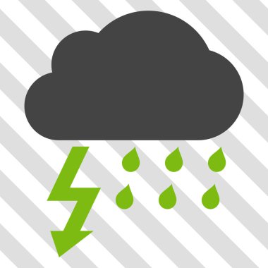 Fırtına vektör simgesi