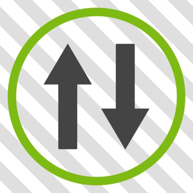 Dikey Çevir ok simge vektör