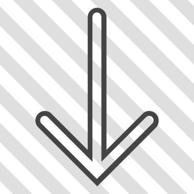 ok aşağı vektör simgesi