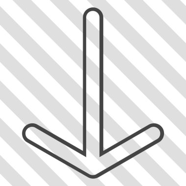 ok aşağı vektör simgesi