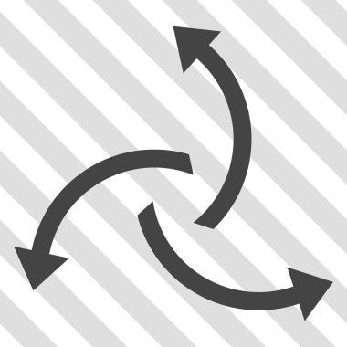 Santrifüj okları vektör simgesi