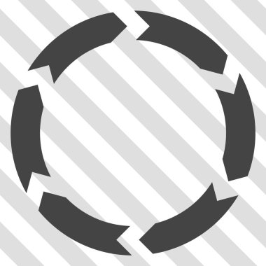 Dolaşım vektör simgesi