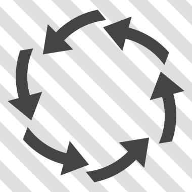 Dolaşım vektör simgesi