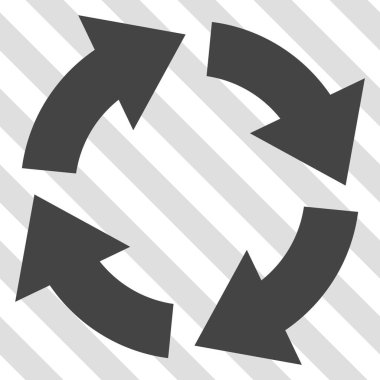 Dolaşım vektör simgesi