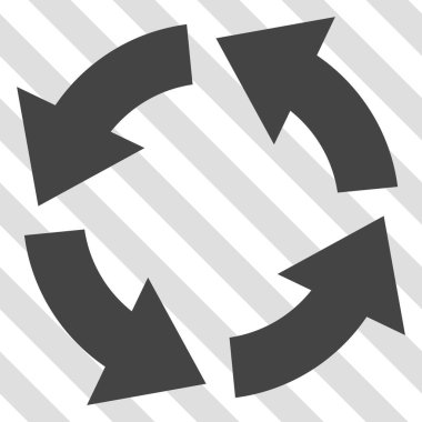 Dolaşım vektör simgesi