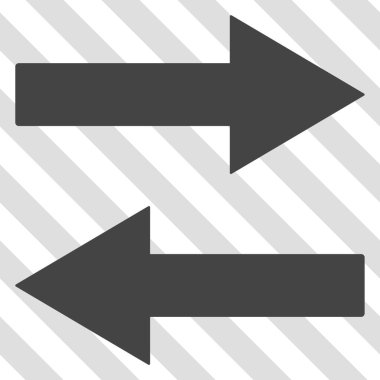 Yatay Çevir ok simge vektör