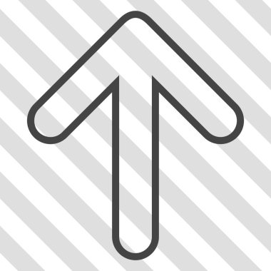 Vektör simge yukarı yönlü ok