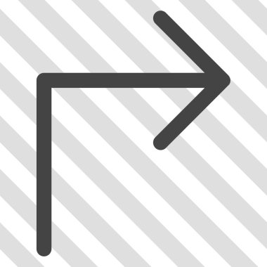 Doğru vektör simge açmak