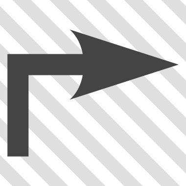 Doğru vektör simge açmak