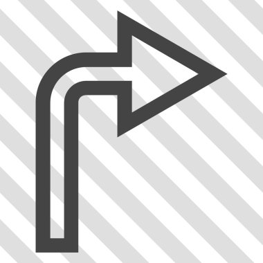 Doğru vektör simge açmak