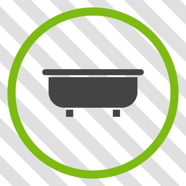 Icona vettoriale vasca da bagno — Vettoriale Stock