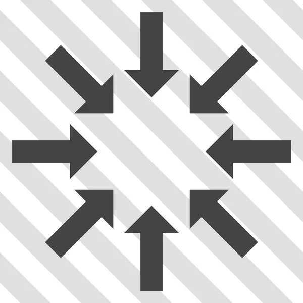 Векторная икона стрел коллапса — стоковый вектор