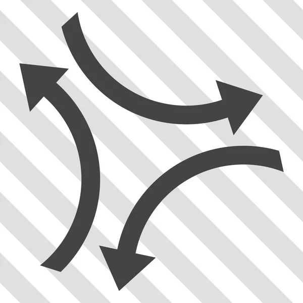 Uitwisseling pijlen vector pictogram — Stockvector