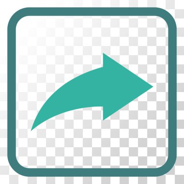 Vektör simgesi bir çerçeve içinde Yinele