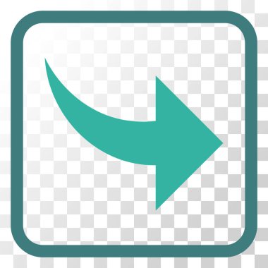 Vektör simgesi bir çerçeve içinde Yinele