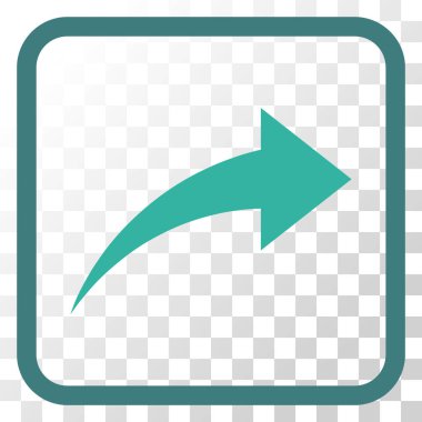 Vektör simgesi bir çerçeve içinde Yinele