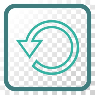 Vektör simgesi bir çerçeve içinde döndürme