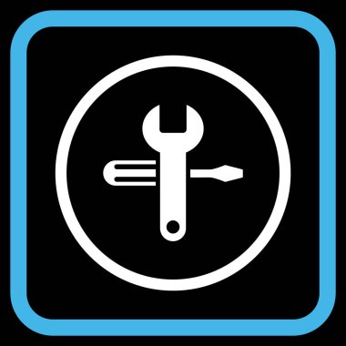 Vektör simgesi bir çerçeve içinde ayarlama