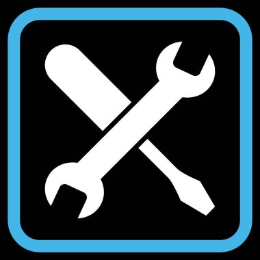 Vektör simgesi bir çerçeve içinde ayarlama