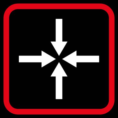 Etkisi oklar bir çerçeve içinde simge vektör