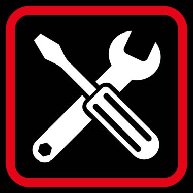 Seçenekleri vektör simgesi bir çerçeve içinde