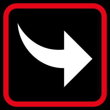 Vektör simgesi bir çerçeve içinde Yinele