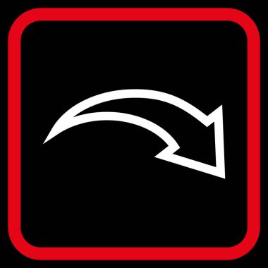 Vektör simgesi bir çerçeve içinde Yinele